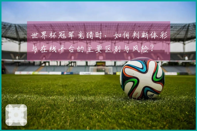 世界杯冠军竞猜时，如何判断体彩与在线平台的主要区别与风险？